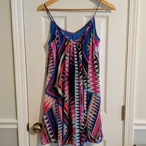 Express Geometric Tank Dress